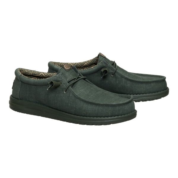 Wally Stretch Canvas - Deep Green