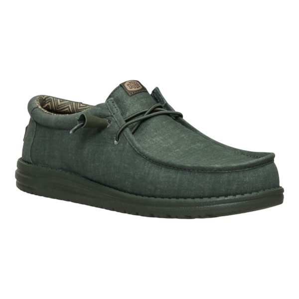 Wally Stretch Canvas - Deep Green