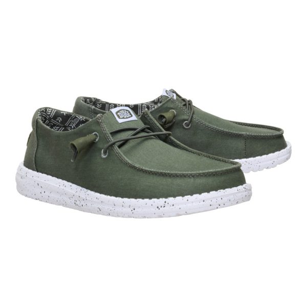 Wendy Stretch Canvas - Deep Green