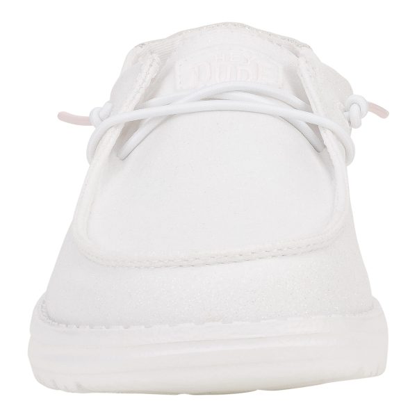 Wendy Metallic Sparkle - White