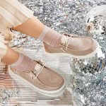 Wendy Metallic Sparkle - Rose Gold