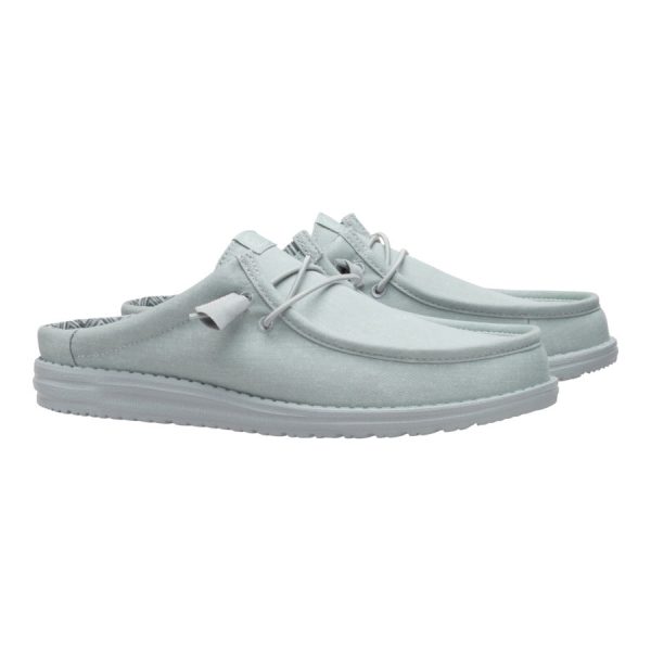 Wally Slip Stretch Canvas - Puritan Grey