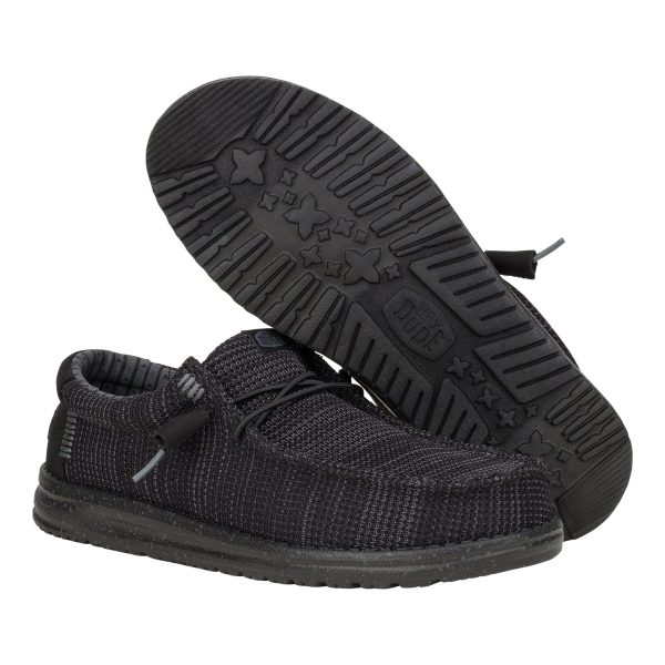 Wally Stretch Sox - Black/Black