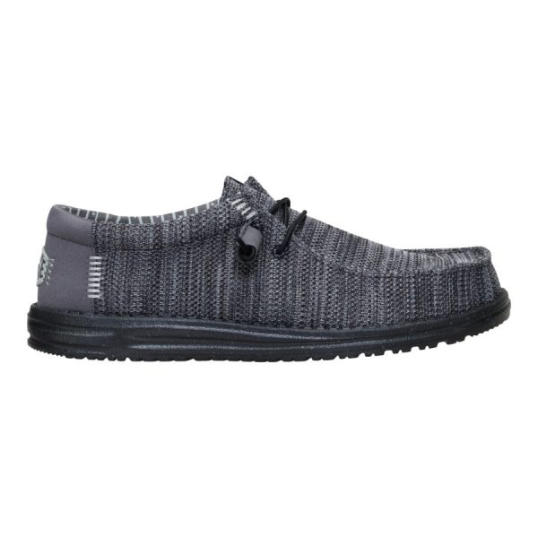 Wally Stretch Sox - Granite Grey/Black