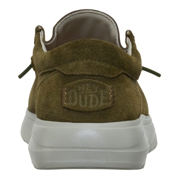 Wally Comf Suede - Dark Olive/Stone Grey