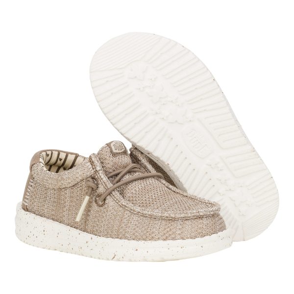 Wally Toddler Stretch Sox - Walnut