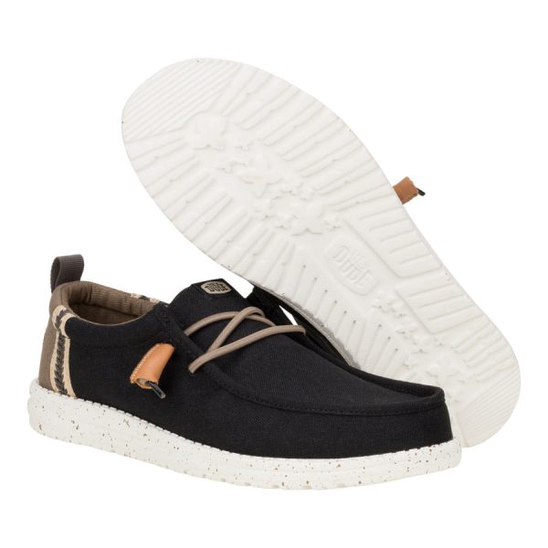 Wally Craft Linen - Black/Walnut