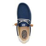Wally Craft Linen - White/Sargasso Blue