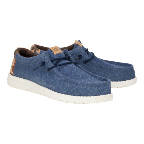 Wally Palm Jute - Navy Blazer/Chili Red