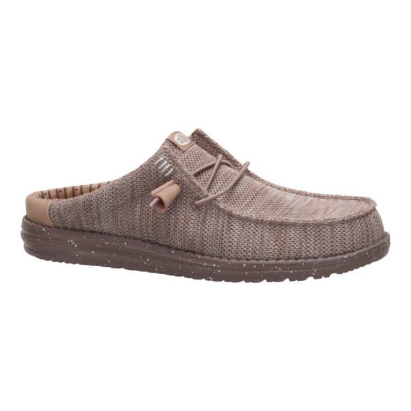 Wally Slip Stretch Sox - Deep Taupe/Chanterelle Tan