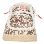 Wendy Espadrille Retro Palm - Downtown Brown/Egret