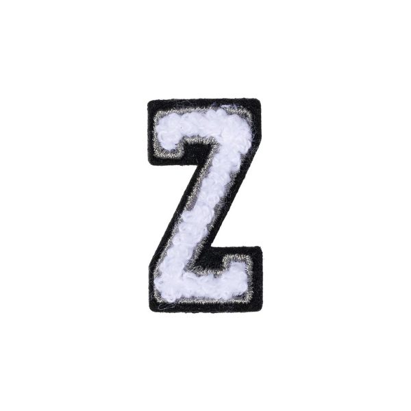 Letter Z Patch - Z Black/White