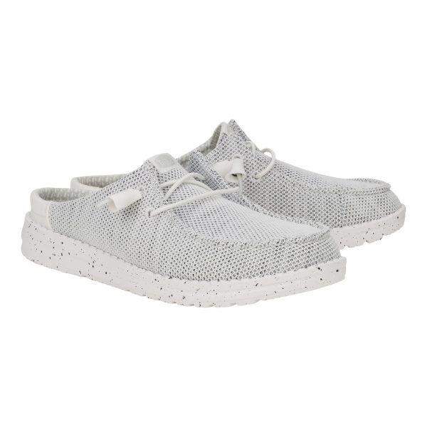 Wendy Slip Stretch Sox - Stone White