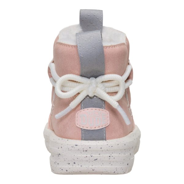 Camden Bow Boot Toddler Cozy - Sparkle Pink