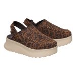 Delray Clog Suede - Brown Leopard