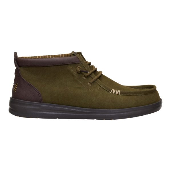 Wally Mid Gripr Vin Classic - Dark Olive/Mole Brown