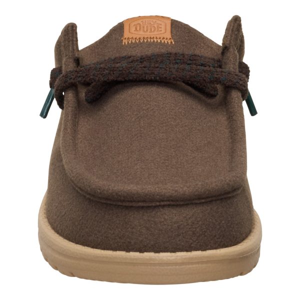 Wally Slip Cozy Plaid - Major Brown/Multi