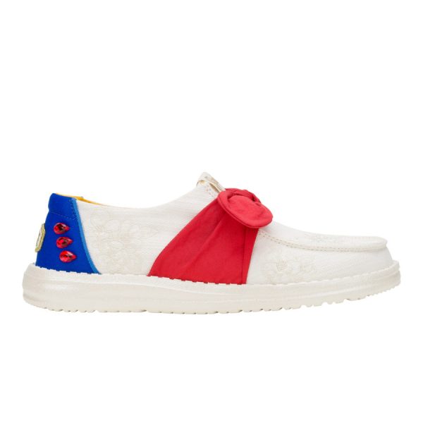 Wendy Bow Snow White - White/Blue/Red