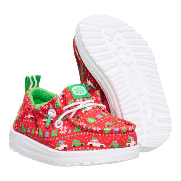 Lildude Holiday Sweater - Red/Green