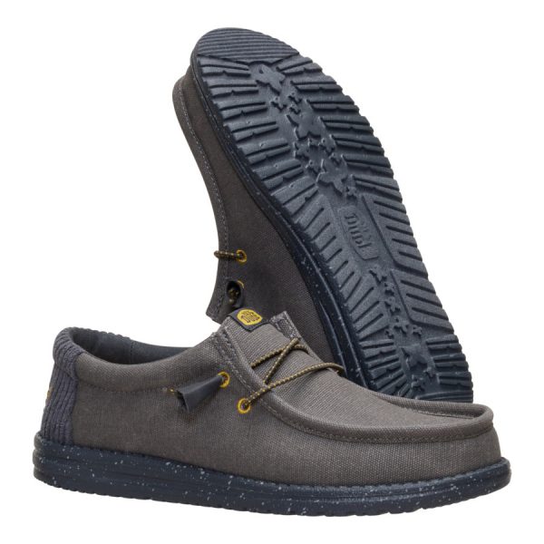 Wally Waxed Casual - Dark Grey