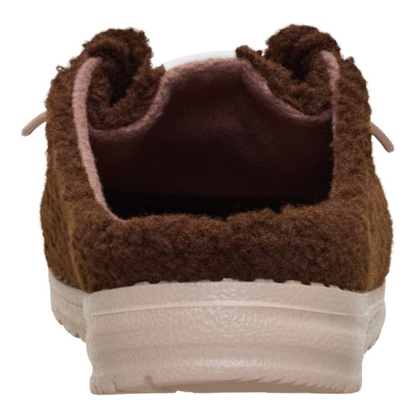 Wendy Slip Sherpa - Dark Brown