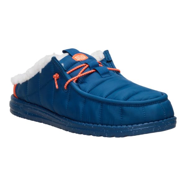Wally Slip Camp - Navy/Orange