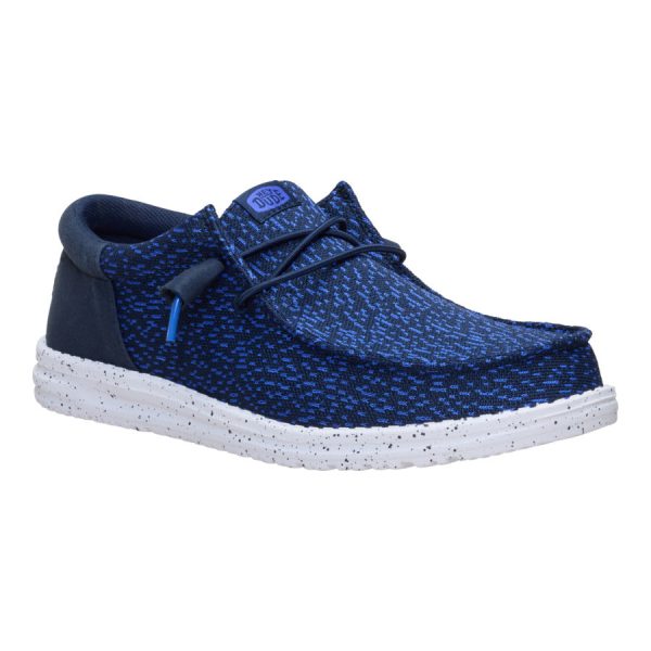 Wally Funk Stretch Speckle - Navy Blazer/Multi