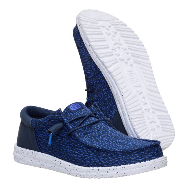 Wally Funk Stretch Speckle - Navy Blazer/Multi