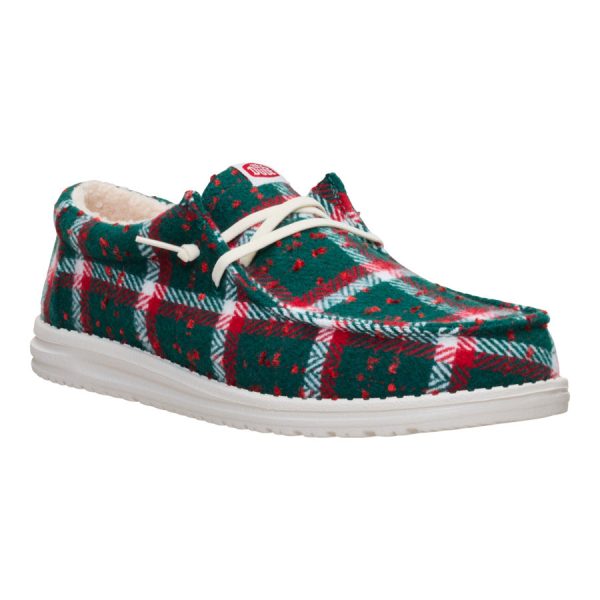 Wally Confetti Plaid Cozy - Red/Green/Multi