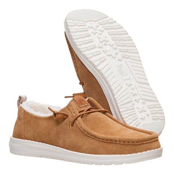 Wendy Suede Shearling - Lion Orange/Multi