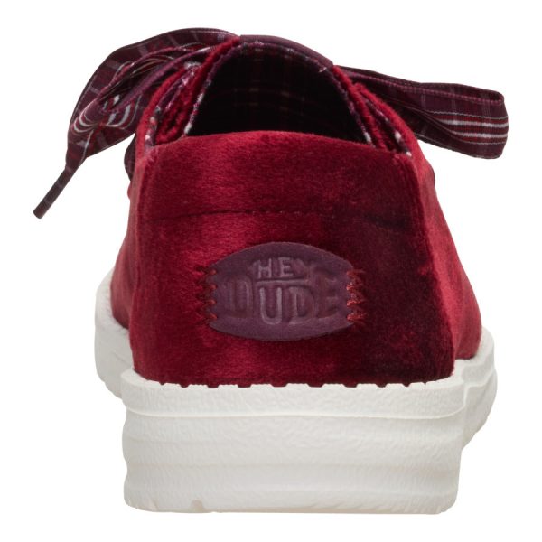 Wendy Holiday Bow - Burgundy