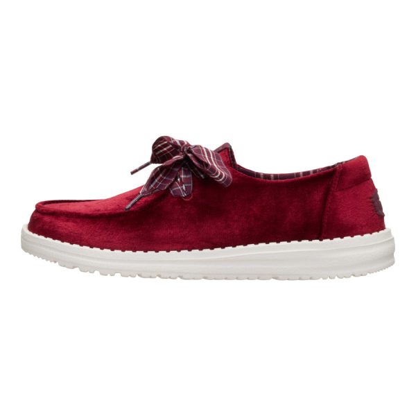 Wendy Holiday Bow - Burgundy
