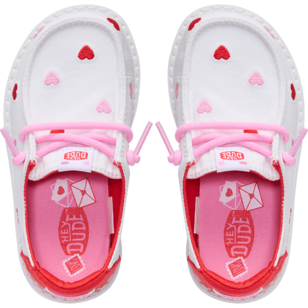 Wendy Toddler Embroidered Hearts